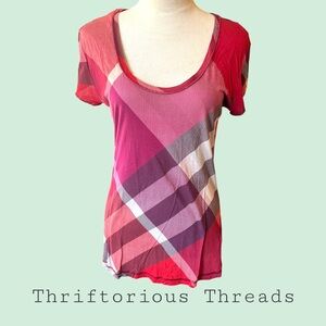 Burberry Brit Magenta Reversible Tee